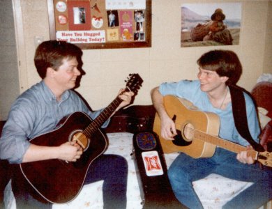 Rob still had brown hair...circa 1984